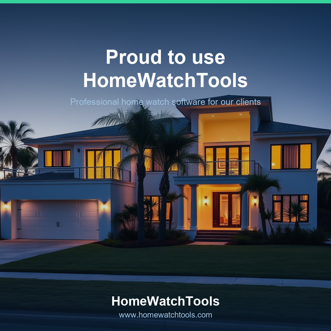 Proud to use HomeWatchTools